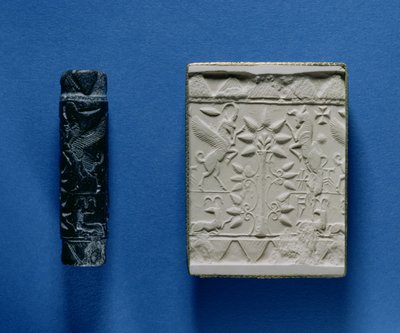 Zylindersiegel und Abdruck von Unbekannt
