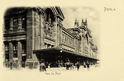 Gare du Nord, Paris, ca. 1900 von Unbekannter Künstler