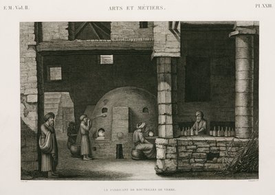Glasherstellung Glashütten, Ägypten, ca. 1798 von Unbekannt
