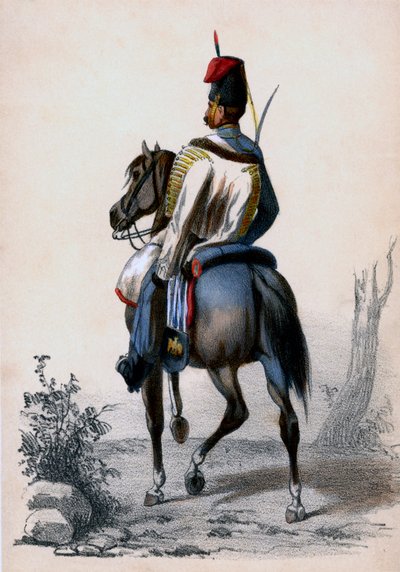 Husar: Husar zu Pferd von Unbekannter Künstler