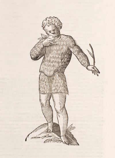 Illustration eines Mannes von Unbekannt
