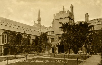 Jesus College, Oxford von Unbekannter Künstler