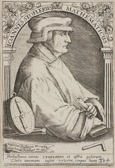 Johannes Stoeffler, deutscher Astrologe von Unbekannter Künstler