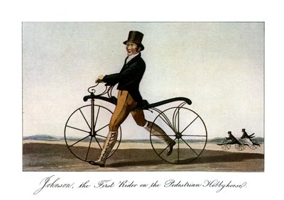 Johnson und das Fußgänger-Hobbyhorse von Unbekannter Künstler