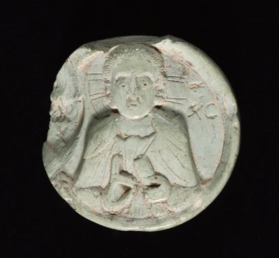 Medallion mit Christus, ca. 1200-1400 von Unbekannt