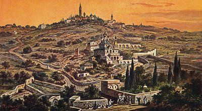 Ölberg, Jerusalem - Bibel von Unbekannter Künstler