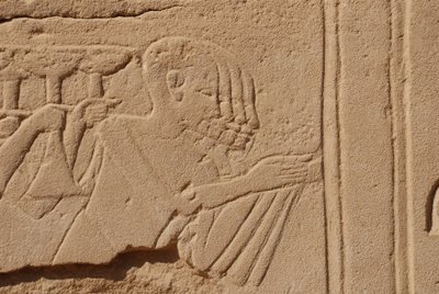 Mehrere Köpfe, Karnak, Luxor, Ägypten von Unbekannt