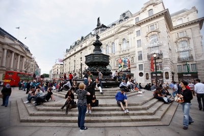 Piccadilly Circus, London (Foto) von Unbekannt