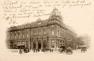 Postkarte/Handelsgericht/Paris/Seine/Île-de-France/Frankreich von William M. Timlin