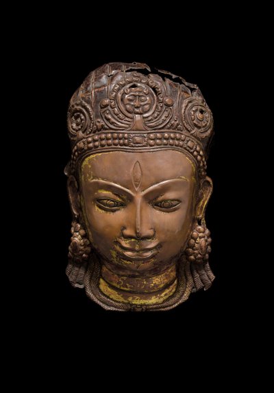 Repoussé-Maske von Shiva, ca. 11. Jahrhundert von Unbekannt