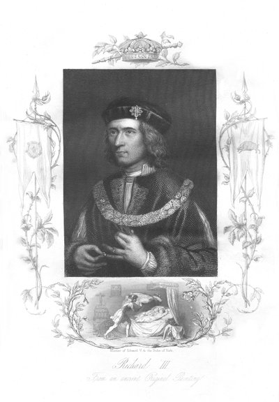 Richard III. König von England (Gravur) von Unbekannter Künstler