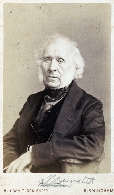 Sir David Brewster, schottischer Physiker, ca. 1860 von Unbekannt