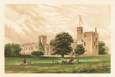 Schloss Sudeley, 1880 (Gravur) von Unbekannter Künstler