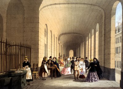 Vichy-Kurort, Gravur, Frankreich, ca. 1860 von Unbekannter Künstler