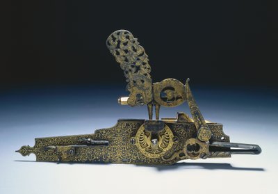 Radschloss von einem Jagdgewehr, ca. 1660-1720 von Unbekannt