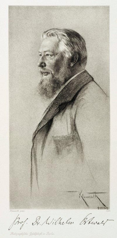 Wilhelm Ostwald, lettischer Chemiker, um 1910 von Unbekannt