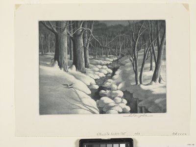 Winterszene von Unbekannter Künstler