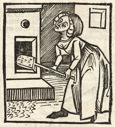 Frau mit Schaufel von Unbekannt