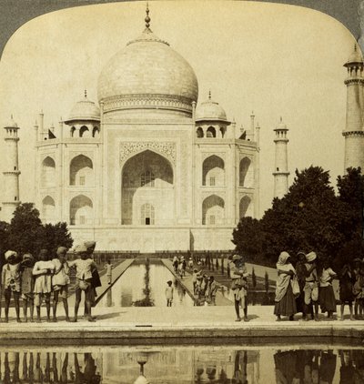 Taj Mahal, Agra, Uttar Pradesh, Indien von Underwood and Underwood