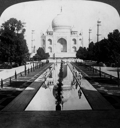Taj Mahal, Agra, Uttar Pradesh, Indien von Underwood and Underwood