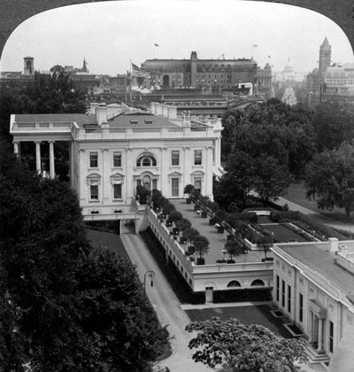 Das Weiße Haus, Washington DC, USA von Underwood and Underwood