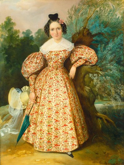 Porträt einer jungen Dame von Unknown 19th Century