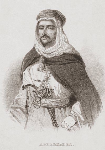Abdelkader ibn Muhieddine. von Unknown artist