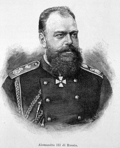 Alexander III. (Alexandrowitsch), Kaiser von Russland von Unknown artist