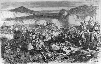 Schlacht von Marignano (Italien), 13. September von Unknown artist