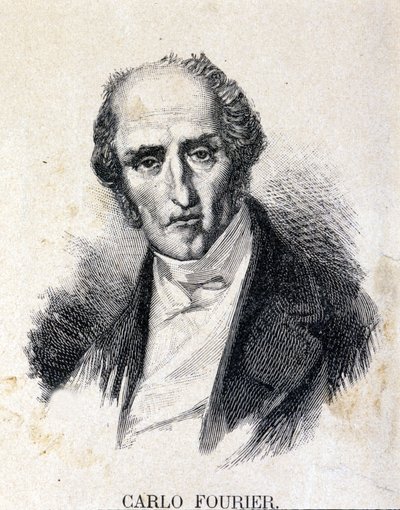 Charles Fourier (1772-1837), französischer Philosoph und Ökonom von Unknown artist
