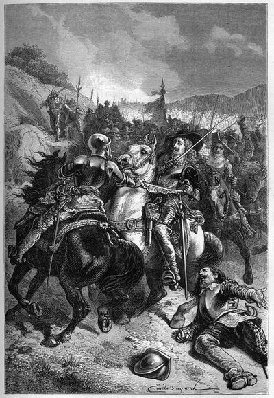 Niederlage von Karl I. bei Naseby von Unknown artist