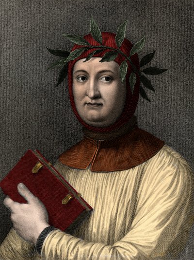 Francesco Petrarca (Petrarch) (1304-1374) von Unknown artist