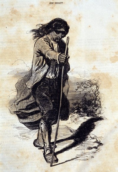 Jüdischer reisender Verkäufer (Wandernder Jude) von Unknown artist