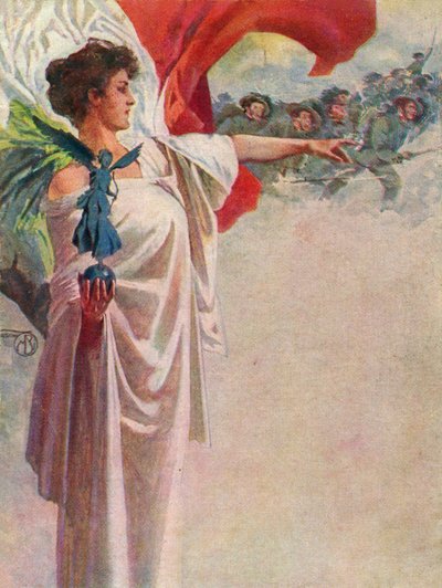 Nationalismus in Italien von Unknown artist