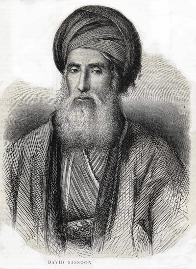 Porträt von David Sassoon 1792-1865 von Unknown artist