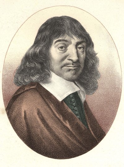 Porträt von Descartes von Unknown artist