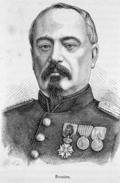 Porträt von Francois Achille Bazaine von Unknown artist