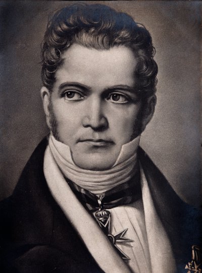 Porträt von Gaspare Spontini (Gravur) von Unknown artist
