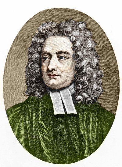 Porträt von Jonathan Swift (1667-1745) von Unknown artist