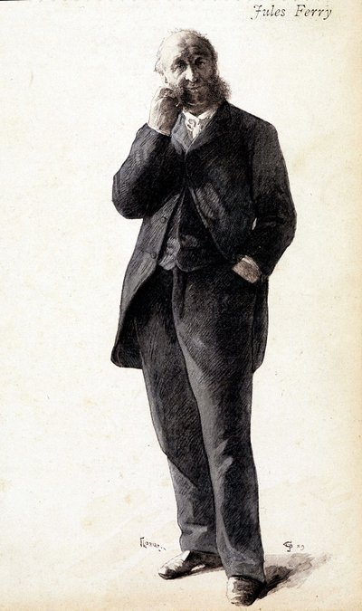 Porträt von Jules Ferry, um 1880 von Unknown artist