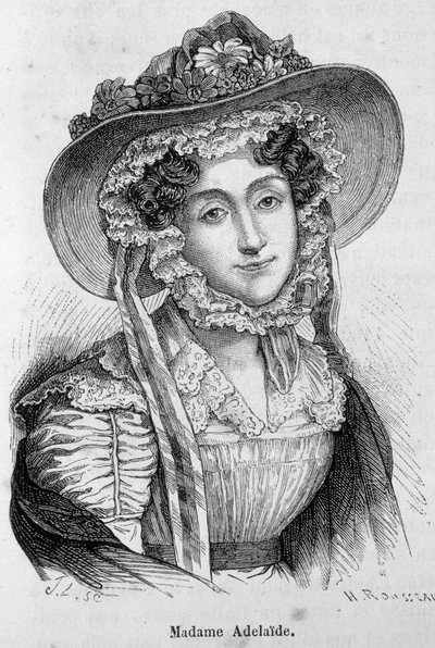 Porträt von Madame Adelaide von Unknown artist