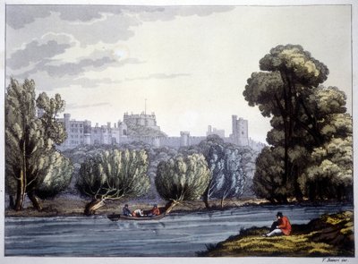 Schloss Windsor an der Themse von Unknown artist