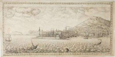 Hafen von Neapel von Unknown Italian