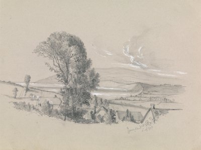 Ein Blick auf Yaverland, Isle of Wight von Unknown artist