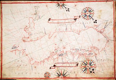 Adriatische Karte, ca. 1620 von Unknown artist