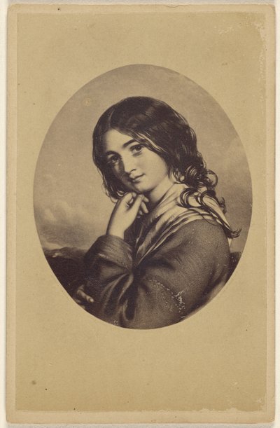 Ein irisches Mädchen. (Kopie eines Gemäldes) von Unknown artist