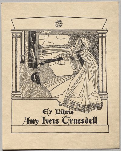 Exlibris: Amy Ivers Truesdell von Unknown artist