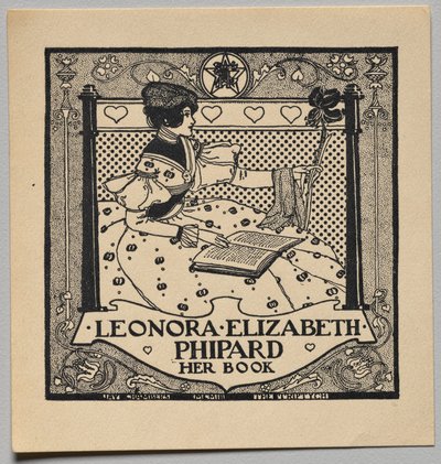 Exlibris: Leonora Elizabeth Phipard von Unknown artist