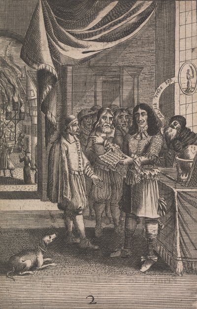 Karikatur von Charles II und dem Feuer von Unknown artist