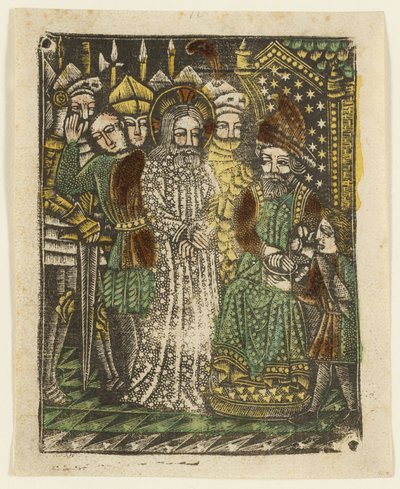 Christus vor Pilatus von Unknown artist